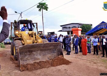 Port-Gentil : début des travaux de réhabilitation des voiries secondaires