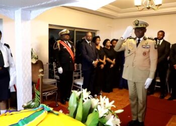 Gabon : hommage national au défunt Antoine de Padoue MBOUMBOU MIYAKOU par le Président Brice Clotaire Oligui Nguema