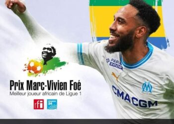 Onze ans après, l&rsquo;international Gabonais Pierre-Emerick Aubameyang remporte de nouveau le prix Marc-Vivien Foé