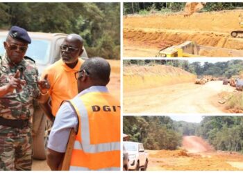 Gabon : plusieurs chantiers prioritaires du CTRI passés au peigne fin par le Ministre des Travaux Publics dans l&rsquo;Ogooué-Ivindo