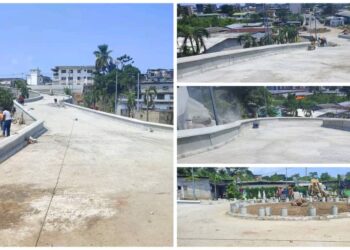 Le Président de la Transition maintient son engagement pour des Infrastructures Fiables dans le Grand Libreville : l&rsquo;axe Montage-sainte-Camp de police travaux achevés à 95 %