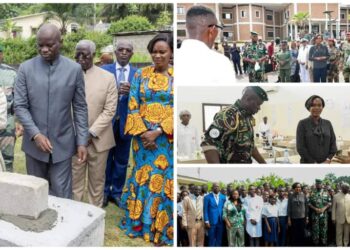 Koulamoutou : Oligui Nguema annonce la réhabilitation du Lycée Paul Kouya et pose la première pierre de la Cathédrale Saint Charles Lwanga