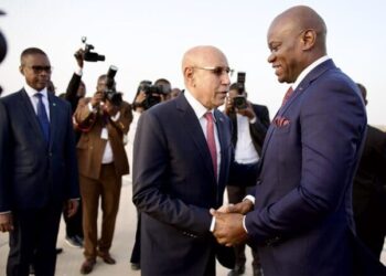 Le Président gabonais Brice Clotaire Oligui Nguema en visite d’amitié en Mauritanie