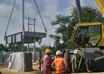 CTRI : inauguration imminente de la passerelle piétonne du carrefour Petro Gabon à Owendo