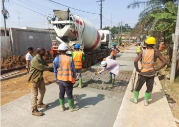 Libreville : le CTRI métamorphose la rue Michel Nguema Obiang