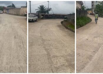 Derrière la Pédiatrie : la ruelle de la cité Soako réhabilitée par le CTRI