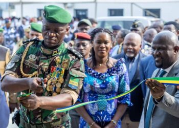 Leconi : le Couple Oligui Nguema inaugure l’hôpital « Marcel Abeke »