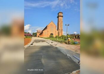 Transformation à Oyem : L&rsquo;église Sainte Thérèse d&rsquo;Angone sous les feux de la Transition