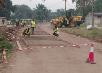 Gabon : lancement du projet de réfection de l&rsquo;axe routier de l&rsquo;Hôpital de Léconi