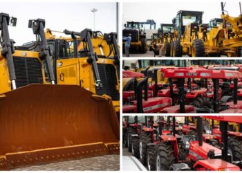 Gabon : plus de 200 engins pour relancer les travaux publics et l&rsquo;agriculture