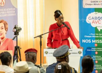 Zita Oligui Nguema en première ligne contre les AVC : un engagement fort pour la santé des Gabonais