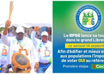 Sensibilisation sur le référendum au Gabon : le RPGG lance une pré-campagne à Cocotier