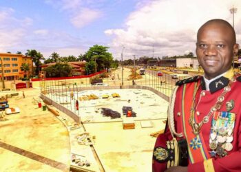 Oligui Nguema transfigure le carrefour Acae et est en passe de le doter d&rsquo;un plateau sportif ultra-moderne au service de la jeunesse