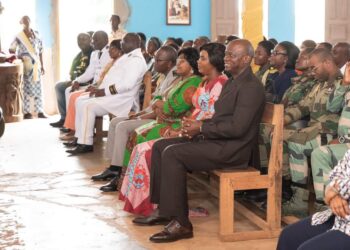 Le Président Brice Clotaire Oligui Nguema et la Première Dame célèbrent la Toussaint à Lébamba