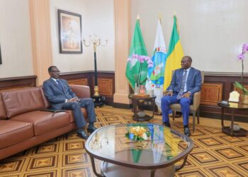 Brice Clotaire Oligui Nguema et Me Séraphin Ndaot Rembogo en tête-à-tête : Un dialogue clé pour le référendum constitutionnel