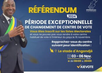 Mobilisation pour le Référendum : le Député Jean Bosco Ndjounga encourage les électeurs qui ne pourront pas se rendre à Bayi-Brikolo (Aboumi) à un changement temporaire de centre de vote