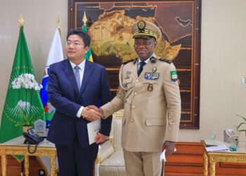 Renforcement de la coopération Gabon-Chine : Brice Clotaire Oligui Nguema reçoit l&rsquo;ambassadeur Zhou Ping