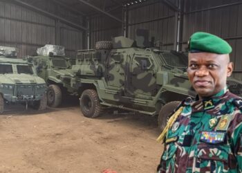 Arrivée au Gabon du 3 ème lot d&rsquo;équipement des Forces de Défense et de Sécurité : le Général Oligui Nguema poursuit le renforcement des capacités opérationnelles des troupes