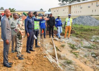 Gabon : le Président de la Transition en visite à la caserne de la Garde Républicaine à Oyem