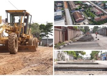 Réaménagement des voiries urbaines au Gabon par le CTRI : les travaux avancent à grands pas à Akanda