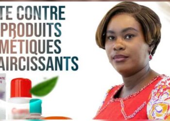 Libreville: Zita Oligui Nguema en première ligne pour lutter contre les cosmétiques éclaircissants au mercure