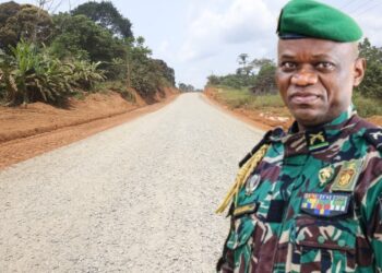 Visite présidentielle des travaux de la route Ntoum-Cocobeach : un projet stratégique pour le développement local