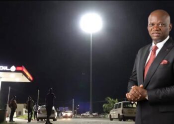 Port-Gentil illuminée grâce à un éclairage publique : une avancée majeure sous la Transition du Président Oligui Nguema