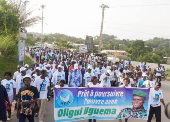 Gabon : les populations de Tchibanga, Ndendé et Mouila mobilisées par Barro Chambrier pour ancrer Oligui Nguema dans les cœurs et les urnes