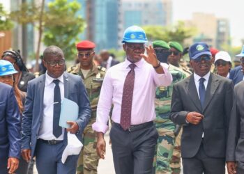 Gabon : le Président de la Transition en visite sur les chantiers de la Baie des Rois