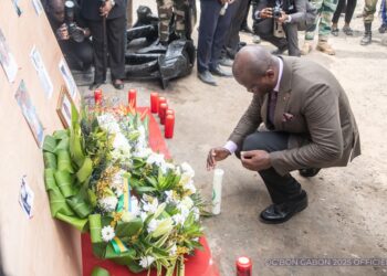 Hommage aux victimes du naufrage de l’Esther Miracle : Oligui Nguema se recueille au Port-Môle