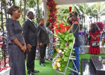 Hommage du Président de la Transition à Feue Edith Lucie Bongo Ondimba ancienne première dame du Gabon