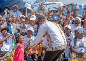 Présidentielle 2025 au Gabon : Brice Clotaire Oligui Nguema au cœur de Ndjolé