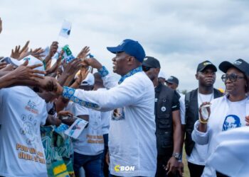 Campagne présidentielle étape de Mouila : une impressionnante mobilisation autour d’Oligui Nguema