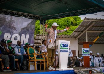 Campagne présidentielle étape -Gamba, le candidat Oligui Nguema rassure sur ses engagements : « Je suis un homme de parole »