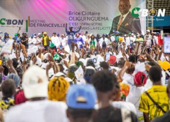 Franceville : Marée humaine et ferveur populaire autour de Brice Clotaire Oligui Nguema