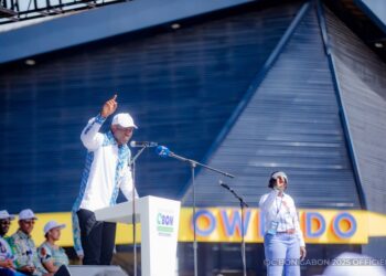 Clôture de campagne à Owendo : Brice Clotaire Oligui Nguema promet un ambitieux plan de transformation locale