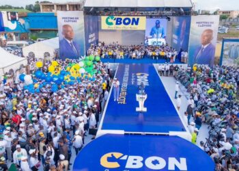 Le candidat Brice Clotaire Oligui Nguema clôture sa campagne avec un meeting historique à Libreville : la cinquième République en ligne de mire