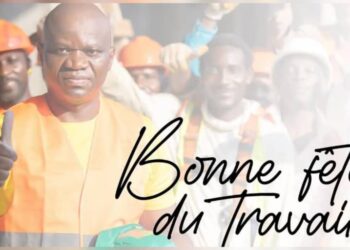 Au Gabon, Brice Clotaire Oligui Nguema rend hommage aux travailleurs à l’occasion de la fête du travail