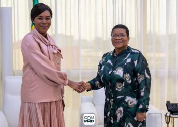 Zita Oligui Nguema et l’ambassadrice d’Afrique du Sud unies pour la cause des femmes, des jeunes et des enfants
