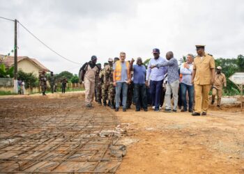 Cocobeach en mutation : Oligui Nguema supervise une série de projets structurants au bénéfice des populations