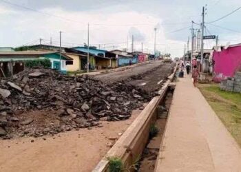 Oyem : de nombreux grands travaux routiers lancés dans la commune