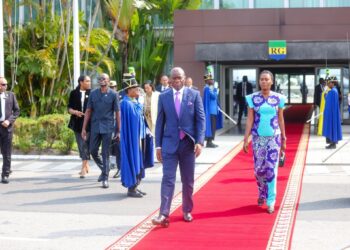 Brice Clotaire Oligui Nguema à Bouaké pour les 65 ans de l’indépendance de la Côte d’Ivoire
