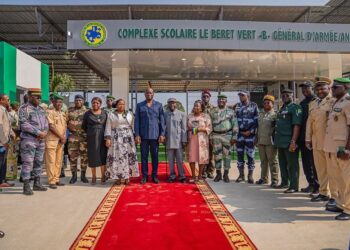 Akanda : Oligui Nguema inaugure le Complexe scolaire Béret Vert B et le nouveau siège du Comité National Olympique