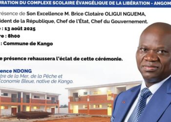 Kango : inauguration du Complexe Scolaire Évangélique de la Libération par le Président Oligui Nguema