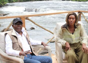 Lébamba : la Première Dame Zita Oligui Nguema met en lumière le site touristique Itok Pita