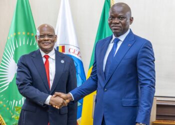 Gabon : Brice Clotaire Oligui Nguema salué pour son soutien à la CEEAC lors de la visite d’adieu du Président sortant