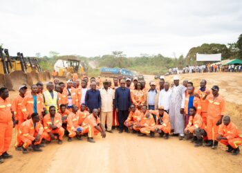 Ngounié : Lancement officiel des travaux de l’axe Yombi – Mandji – Omboué, un projet routier structurant de 244 km impulsé par Oligui Nguema