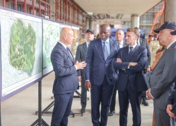 À Libreville, Oligui Nguema et Macron au cœur des chantiers qui redessinent la capitale 