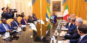 Brice Clotaire Oligui Nguema consolide la coopération économique entre le Gabon et l’Italie