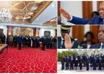 Vᵉ République : le Président Oligui Nguema préside la prestation de serment du Vice-Président et du nouveau Gouvernement